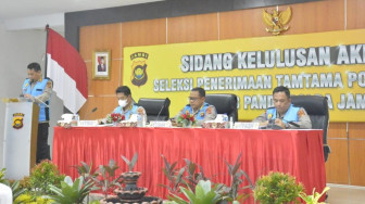 Polda Jambi Laksanakan Sidang Terbuka Kelulusan Seleksi Tamtama